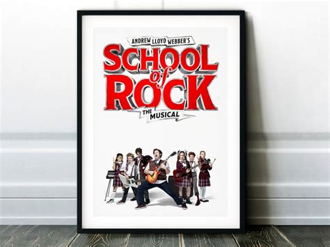 School of Rock Musical Print - Etsy