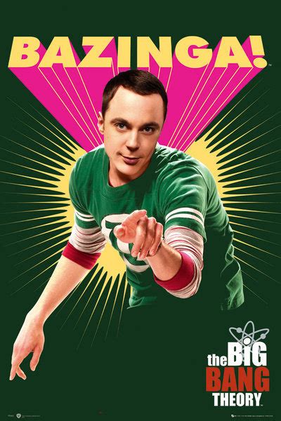 Poster BIG BANG THEORY - Bazinga | Wall Art | 3+1 FREE | Abposters.com