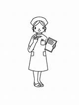 Nurse Cartoon Coloring Pages sketch template