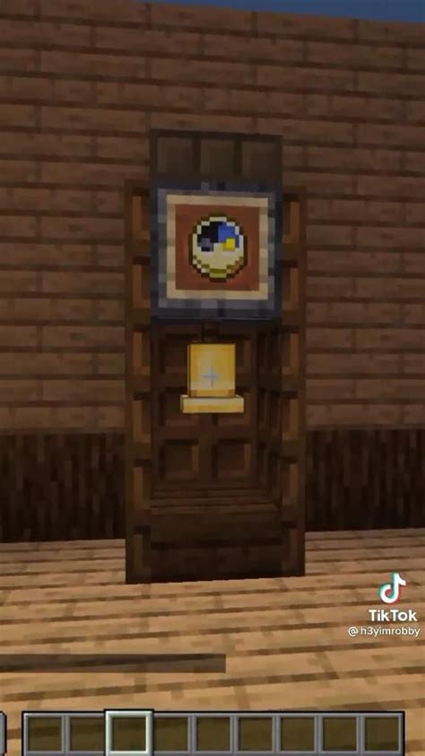 how to make a working clock in Minecraft [Video] in 2021 | Minecraft designs, Minecraft ...