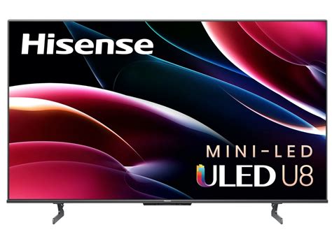 Beautiful Hisense U8H 4K Mini LED TV with 1,800 nits peak HDR brightness discounted by 39% and ...