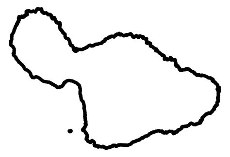 Island Map Outline