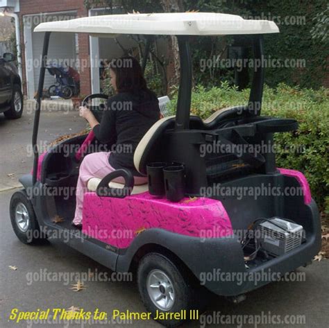 Golf Cart Pink Satin vinyl wrap, Pink Golf Cart decals, DIY golf cart ...