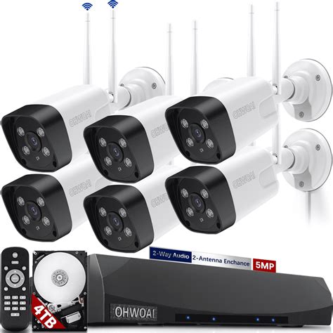 《2-Way Audio & 100ft Super Night Vision》 Dual Antennas Wireless ...