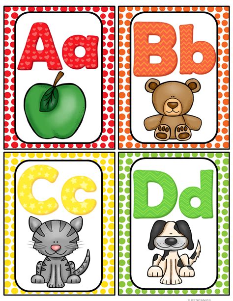 Kindergarten Alphabet Cards | Free Printable Alphabet Mini Flash - Free ...