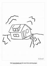 Free Earthquake Coloring Page  Printables Kidadl sketch template