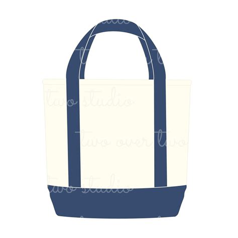 Canvas Tote Bag SVG File, Commercial Use, LL Bean Bag Clipart, Pool Bag Cut File, Tote Bag Clip ...