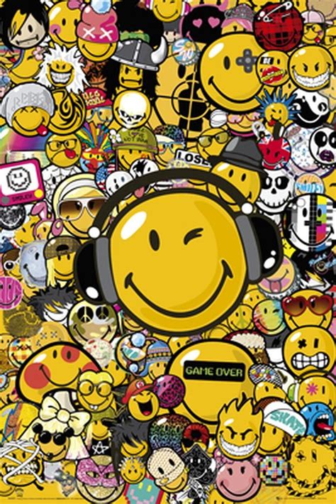 「smileys and more」おしゃれまとめの人気アイデア｜Pinterest｜Kathi Thi | ポスターデザイン, かわいい背景 ...