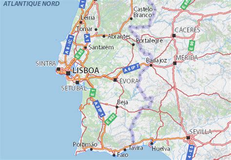 MICHELIN Évora map - ViaMichelin