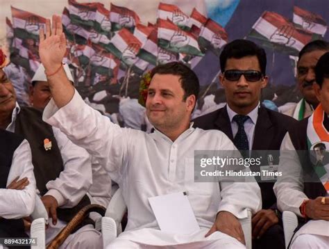 Rahul Gandhi Election Campaign Rally Photos and Premium High Res ...