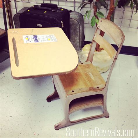 Too Cool For School | Vintage School Desk Makeover - Southern Revivals