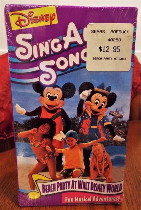 Sing Along Songs - Mickeys Fun Songs: Beach Party at Walt Disney World (VHS, 1995) for sale ...