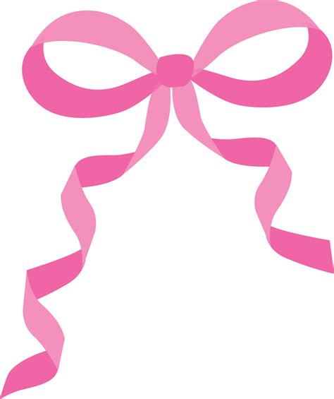 Beautiful pink bow ribbon on white background. 24860338 Vector Art at Vecteezy