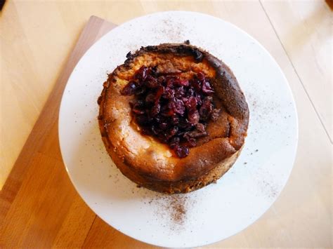 Cake Of The Week: Eggog & Cranberry Cheesecake