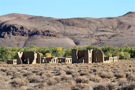 "Fort Churchill Ruins, Silver Springs Nevada USA" Canvas Prints by Anthony & Nancy Leake | Redbubble