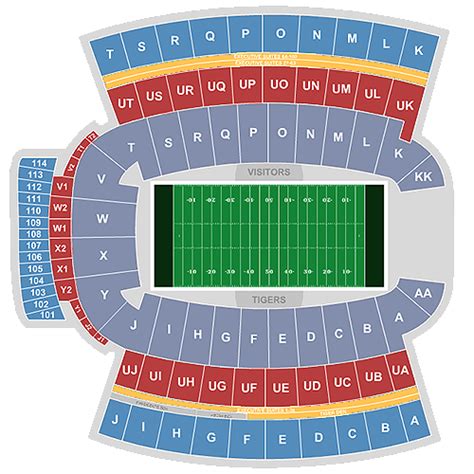 Clemson Football Stadium Seating Chart Rows | Brokeasshome.com