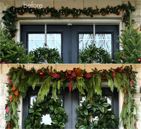 A Garland Hack and How to Make and Hang Window Christmas Swag