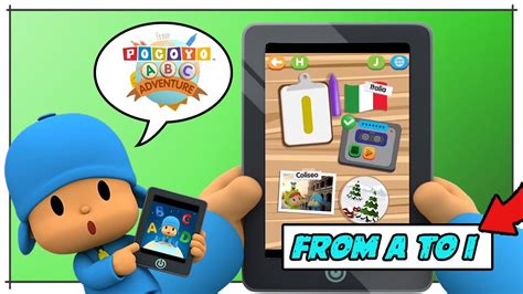 🎮 POCOYO GAMEPLAY - DISCOVER from A to I with POCOYO [ABC Adventure] | Video cartoon games for ...