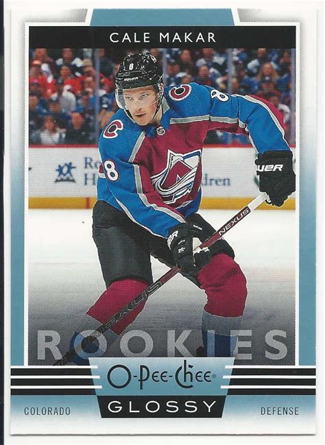 2019-20 Upper Deck OPC Glossy Rookies Cale Makar #R-1 on Kronozio