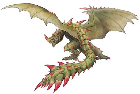 a green and red dragon flying through the air