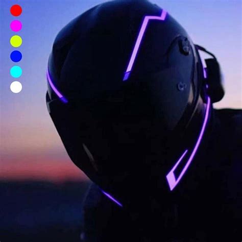 Helmet Kit LED Light | Motorcycle helmets, Helmet light, Cool motorcycle helmets