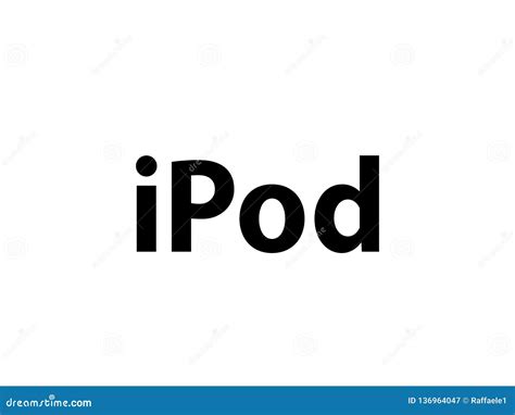 Apple iPod Logo editorial photography. Illustration of illustrator - 136964047