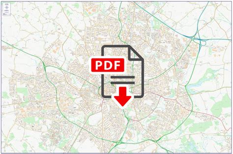 Central Coventry City Street Map - Digital Download – ukmaps.co.uk