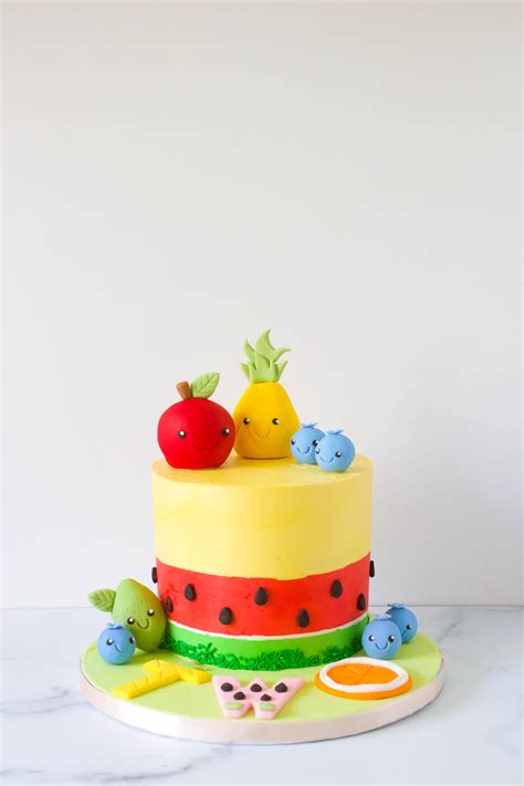 Hey Bear Sensory Fruit-themed birthday cake! : r/cakedecorating