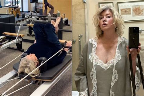 Martha Stewart Shares Video of Her Pilates Session