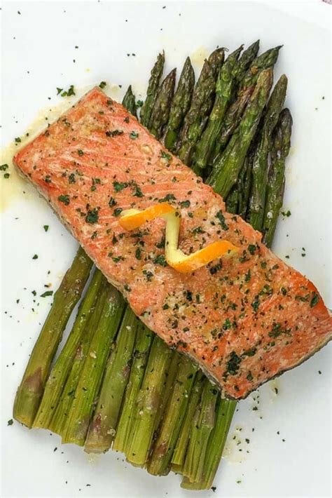 Sheet Pan Salmon and Asparagus with Orange Glaze