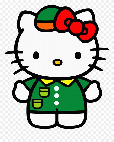 Hello Kitty Green Png Clipart (#5344789) - PinClipart