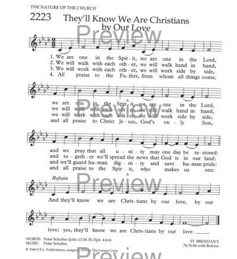 Sing the Faith 2223. We are one in the Spirit | Hymnary.org