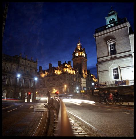 Edinburgh | Edinburgh city centre night, Scotland 120 color … | Flickr