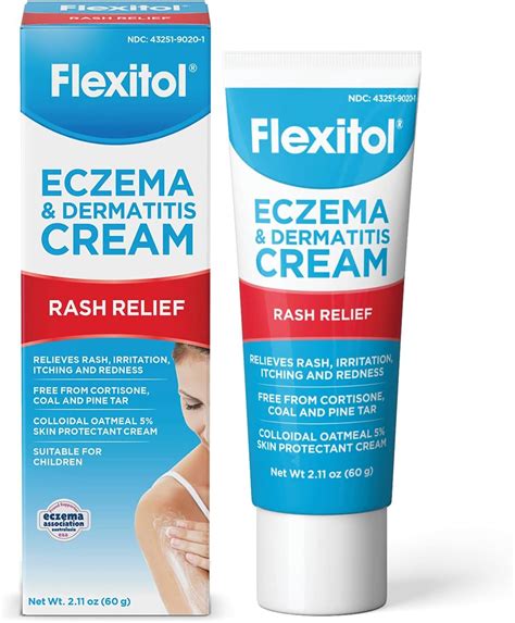 Buy Flexitol Eczema & Dermatitis Cream – Steroid & Fragrance Free for ...