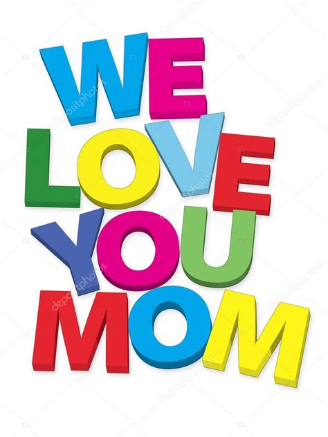 We love you mom — Stock Photo © vospalej #2055038