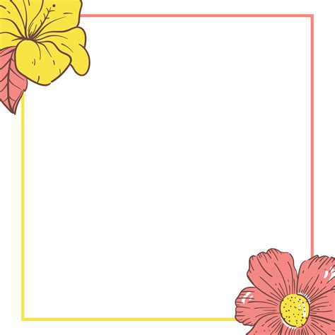 Simple Flower Border Designs