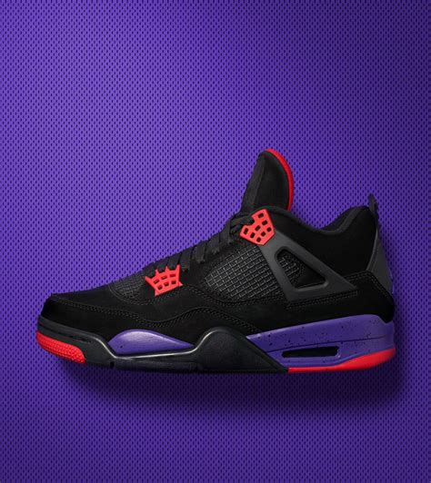 【NIKE公式】エア ジョーダン 4 'Black and Court Purple’ (AQ3816-065 / AJ4). Nike ...