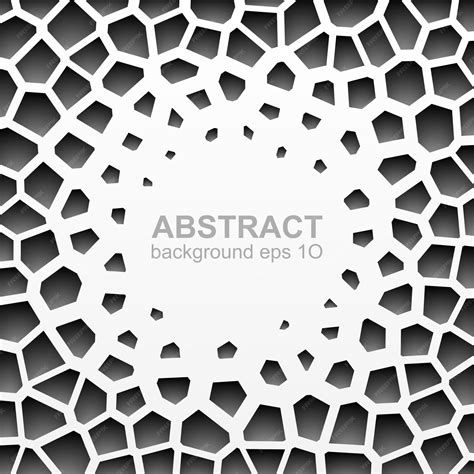 Premium Vector | Abstract grayscale geometric pattern