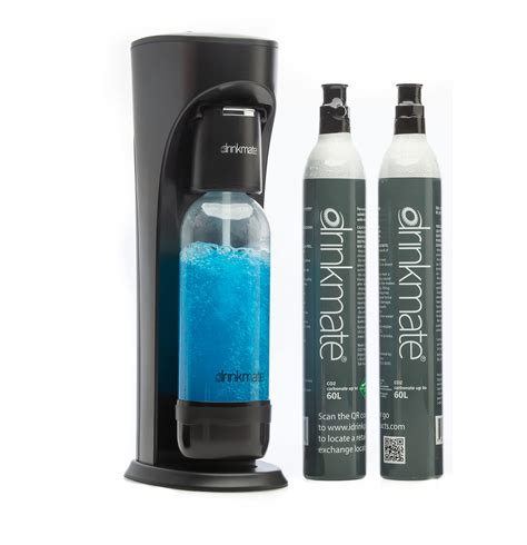 Drinkmate Sparkling Water and Soda Maker, Carbonates Any Drink, Bubble Up Bundle - Includes Two ...