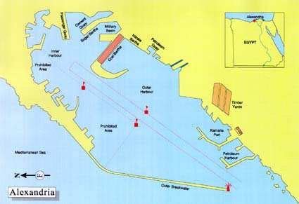 Alexandria Port map | Download Scientific Diagram