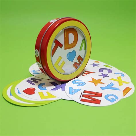 English version spot alphabet cards game for kids learn letter with ...