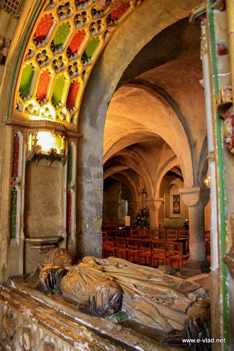 Canterbury, England - Old tomb inside The Crypt at Canterbury Cathedral ...