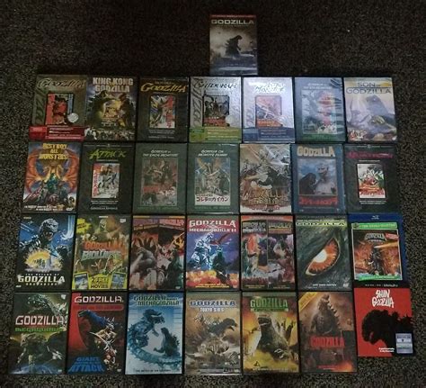 31 movie Godzilla collection : r/GODZILLA