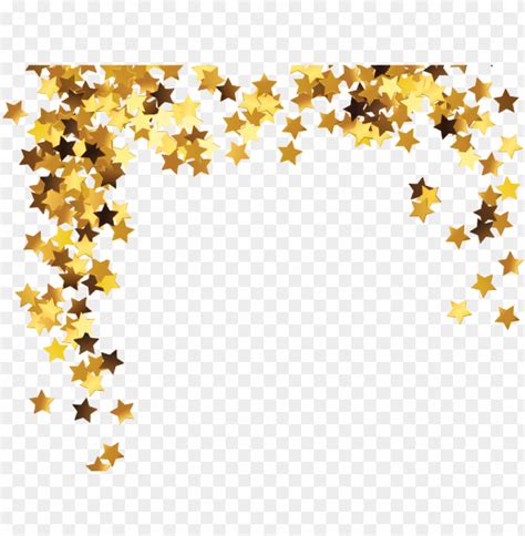 Free download | HD PNG falling stars clipart border transparent ...