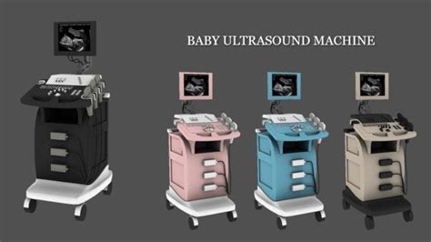 Baby Ultrasound Machine (P) at Leo Sims - Sims 4 CC