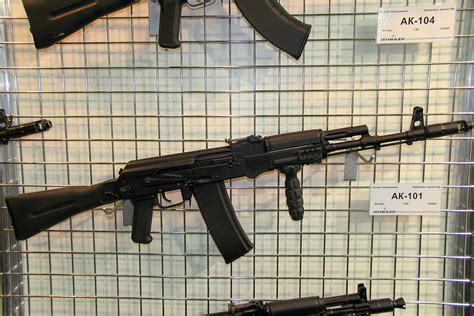 File:AK-101 assault rifle at Engineering Technologies 2012.jpg - Wikimedia Commons