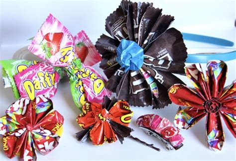 Candy Wrapper Crafts DIY Projects - Get Green Be Well