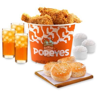 Popeyes Fried Chicken Bucket