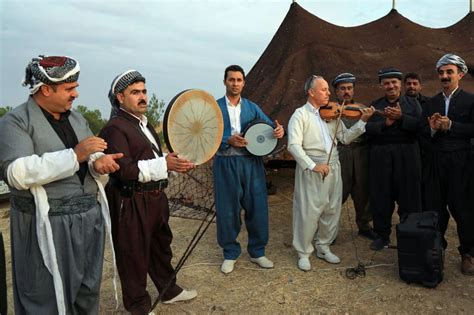 Two Kurdish Men Showing Traditional Mens Fashion In Iraq Stock Photo Download Image Now IStock ...