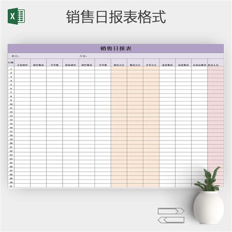 销售日报表Excel表格模板下载 -人人办公